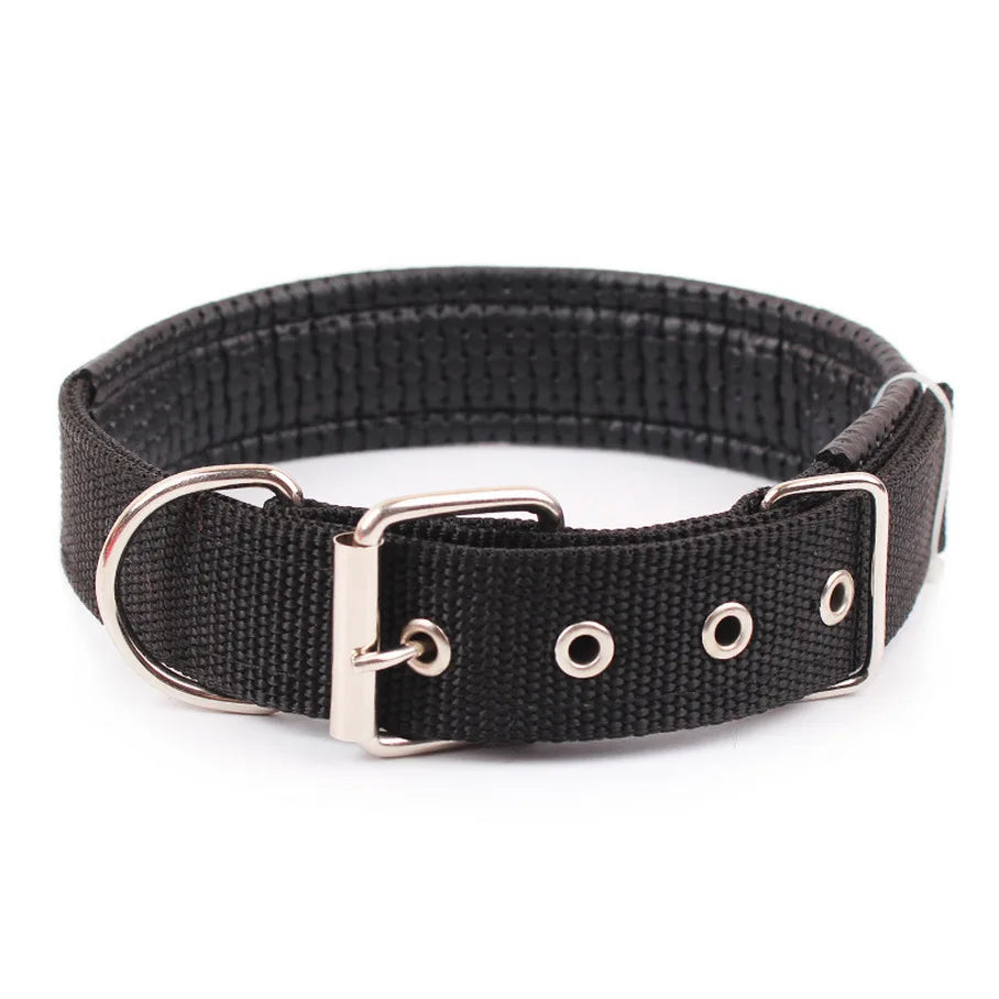 Solid Dog Collars Nylon Dog Collar For Small Medium Large Dogs Teddy Keji Pitbull Bulldog Beagle
