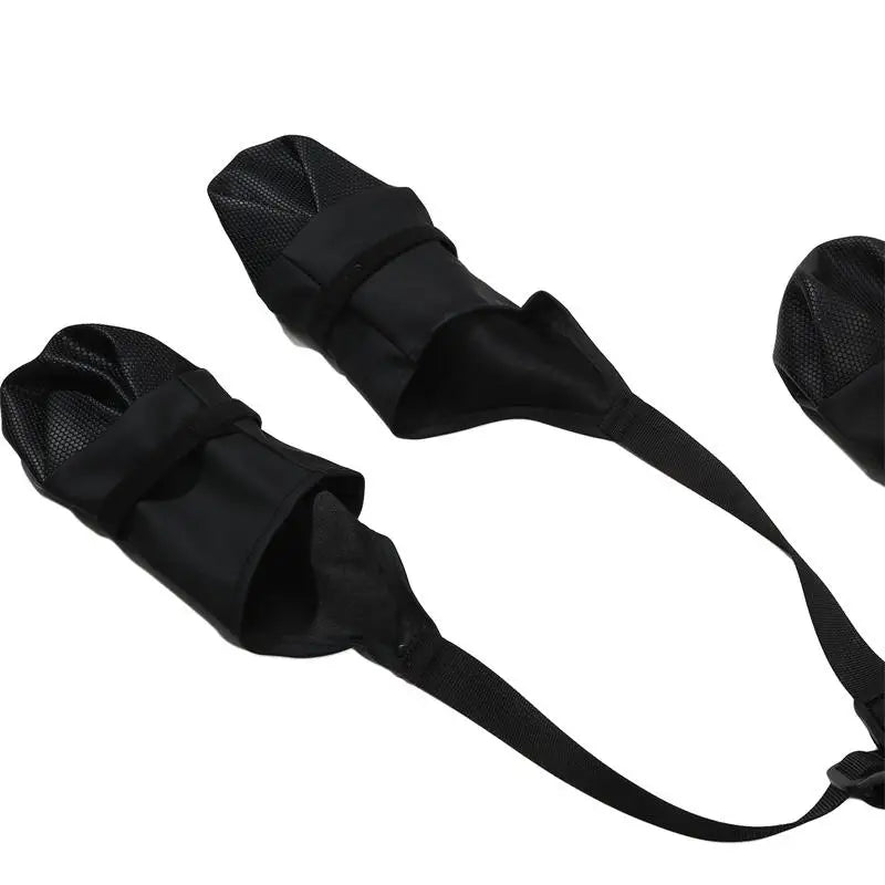 Pet Dog Shoes Waterproof Adjustable Dog Boots Rain Day Pet Breathbale Shoes For Outdoor Walking Soft French Bulldog Paws Protec