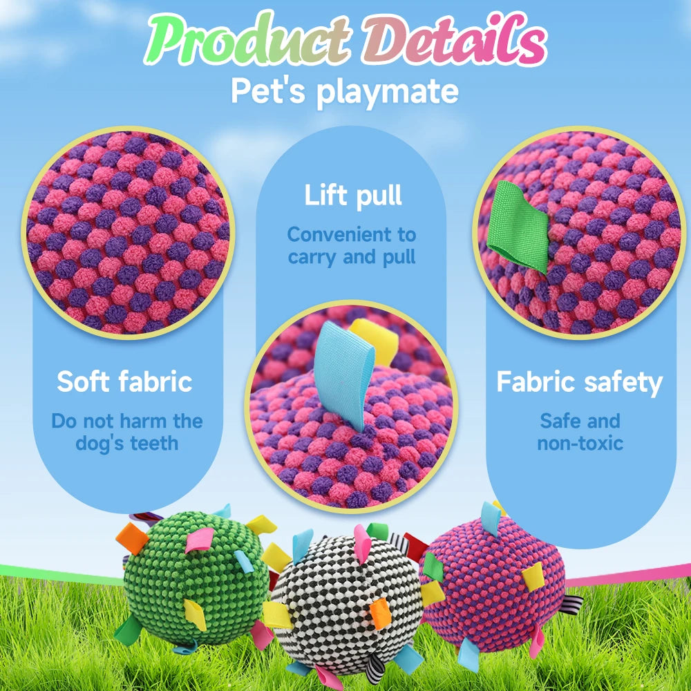 Interactive Dog Chew Ball - Fun & Durable Toy