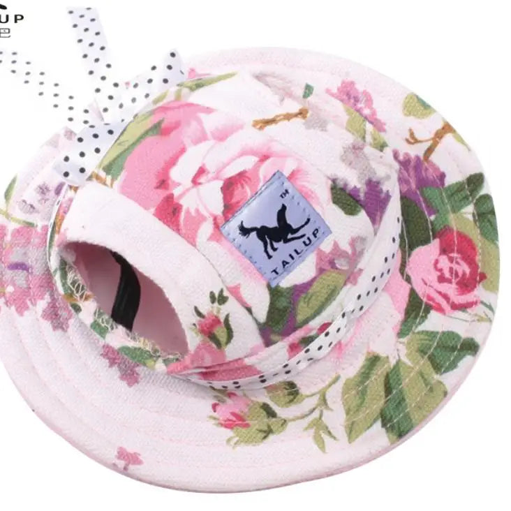 Cute Pet Sunhat - Breathable Summer Cap for Dogs & Cats