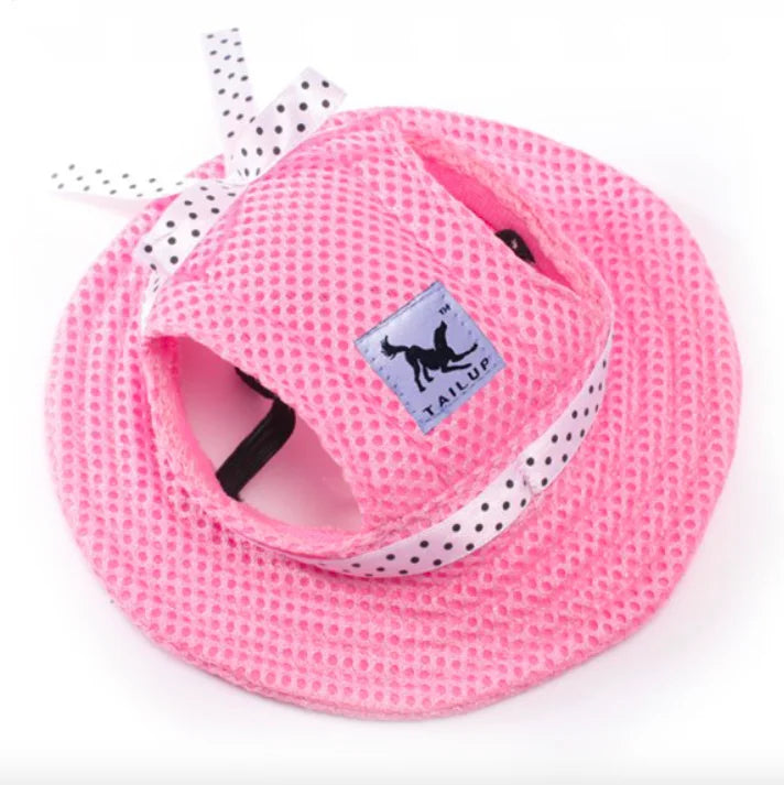 Cute Pet Sunhat - Breathable Summer Cap for Dogs & Cats