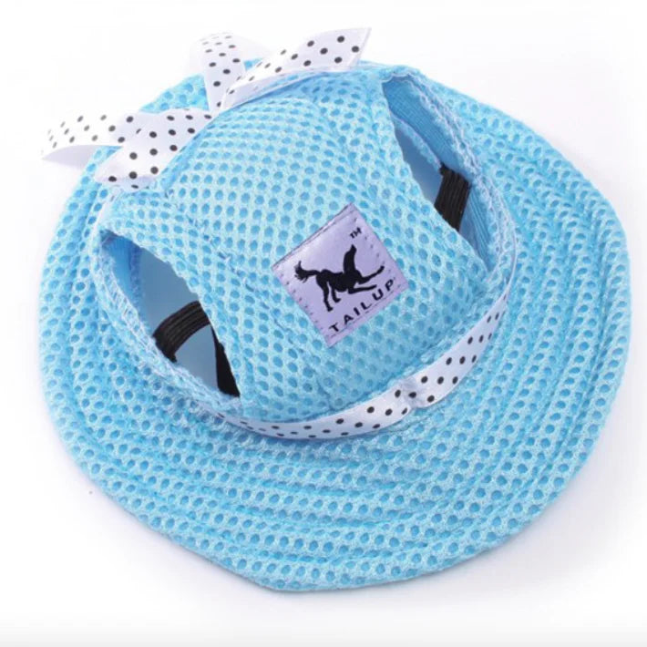 Cute Pet Sunhat - Breathable Summer Cap for Dogs & Cats