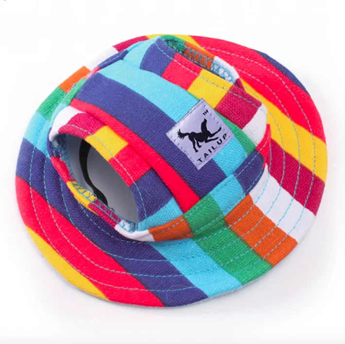 Cute Pet Sunhat - Breathable Summer Cap for Dogs & Cats