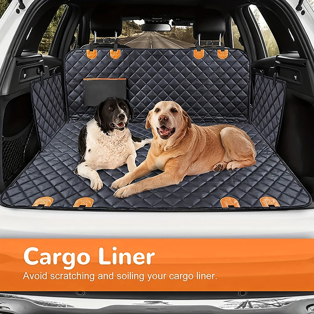Dog Seat Cover Car Seat Cover for Pets 100%Waterproof Pet Seat Cover Hammock 600D Heavy Duty Scratch Proof Nonslip Durable Soft