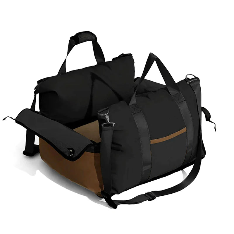 2025 New Waterproof Dog Booster Car Seat Breathable Luxury Dog Car Seat Dog Beds for Outdoor Travel Pet Carrier