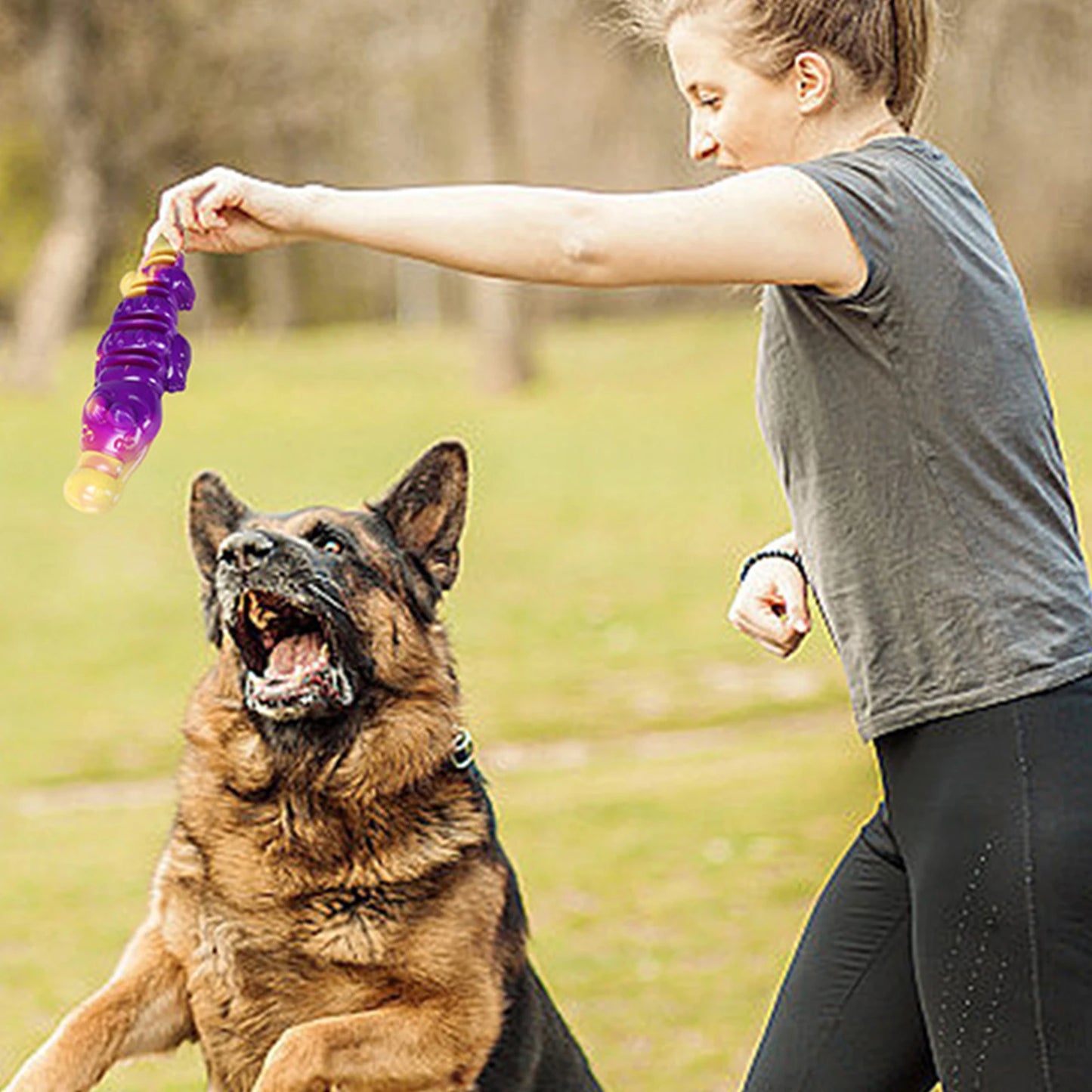 Dog Dental Toy Animal Shaped Dog Teething Toy Teeth Cleaning Toy for Large Medium Breed