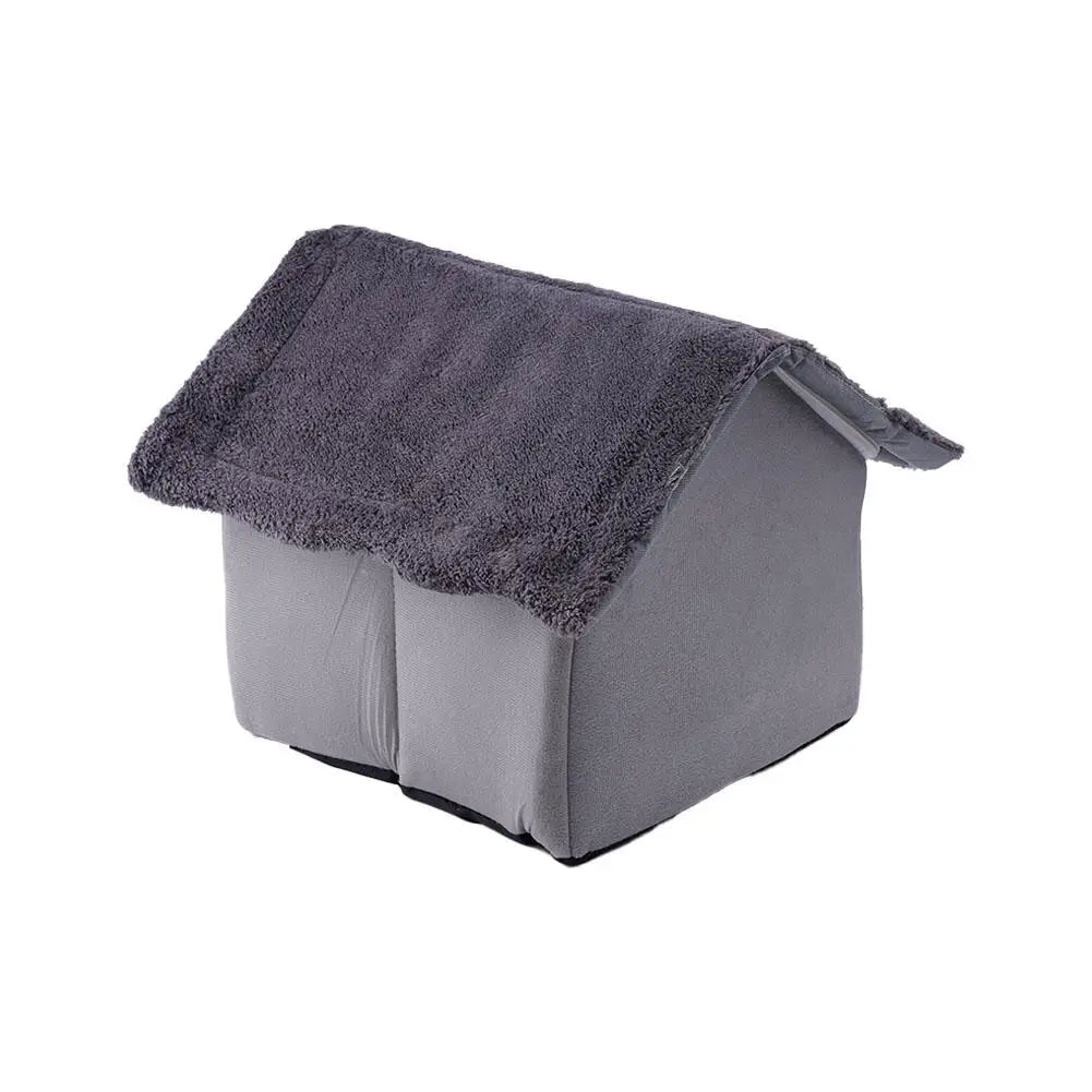 Cat Dog House Nest Winter Warm Pet Bed Small For Dogs Cats All Season Removable Washable Pet Nest Waterproof Bottom Cozy Shelter