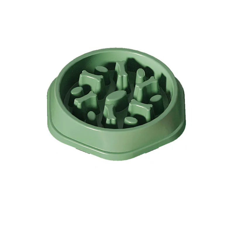Dog slow food bowl dog bowl dog bowl anti-slip anti-choking anti-vomiting pet feeding bowl small dog food bowl cat bowl
