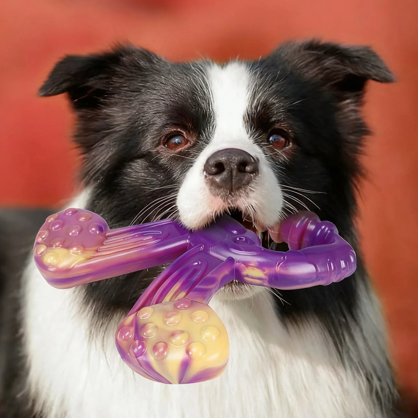 Dog Dental Toy Animal Shaped Dog Teething Toy Teeth Cleaning Toy for Large Medium Breed