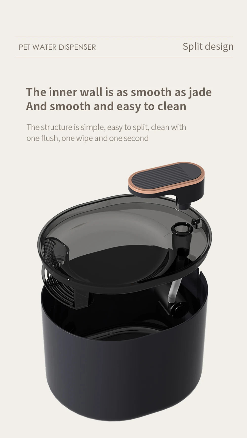 Cat Water Fountain 3L Automatic Water Dispenser with LED Light Ultra Silent Pet Drinking Water Fountain Automatic Pet Feeder