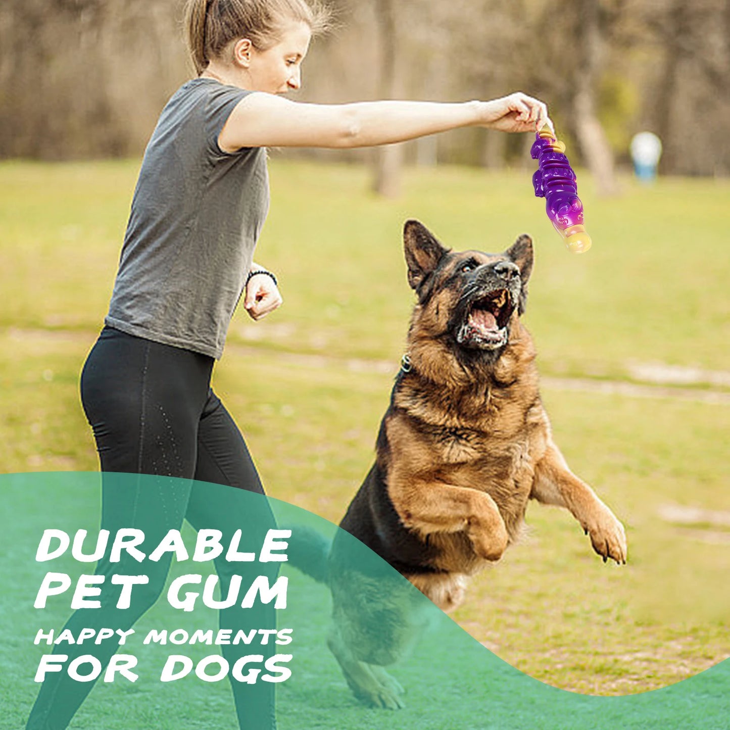 Dog Dental Toy Animal Shaped Dog Teething Toy Teeth Cleaning Toy for Large Medium Breed