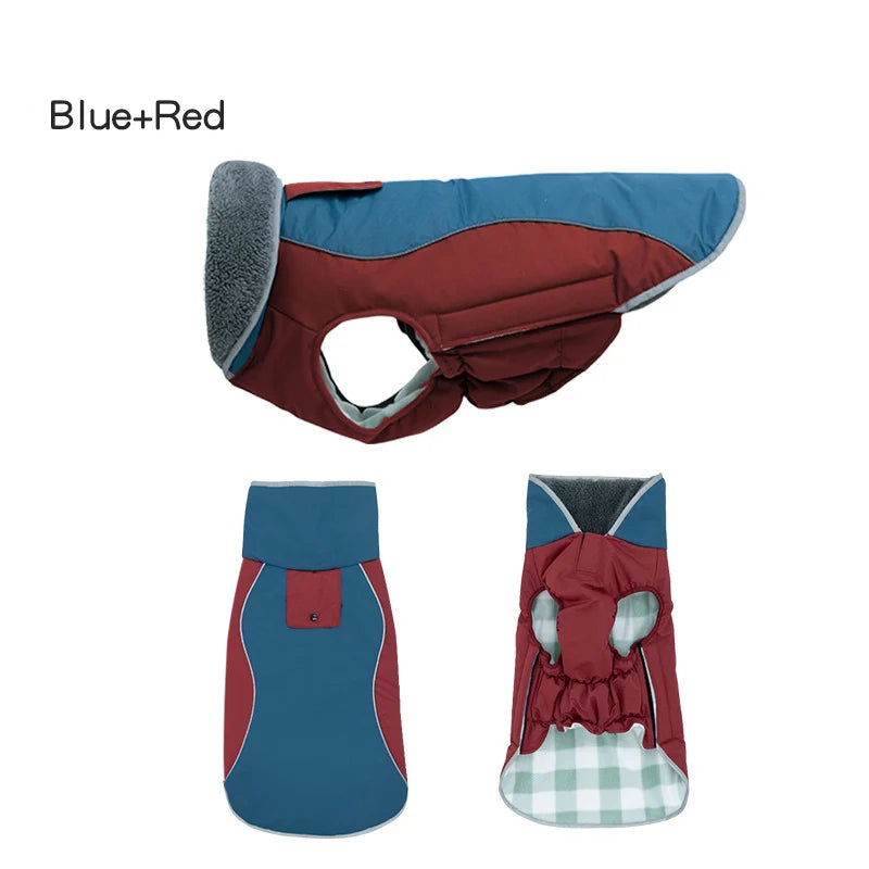 Dog Coats Waterproof Windproof Pet Winter Reflective Jacket for Cold Weather Warmly Dogs Clothes for Small Medium Large Dogs
