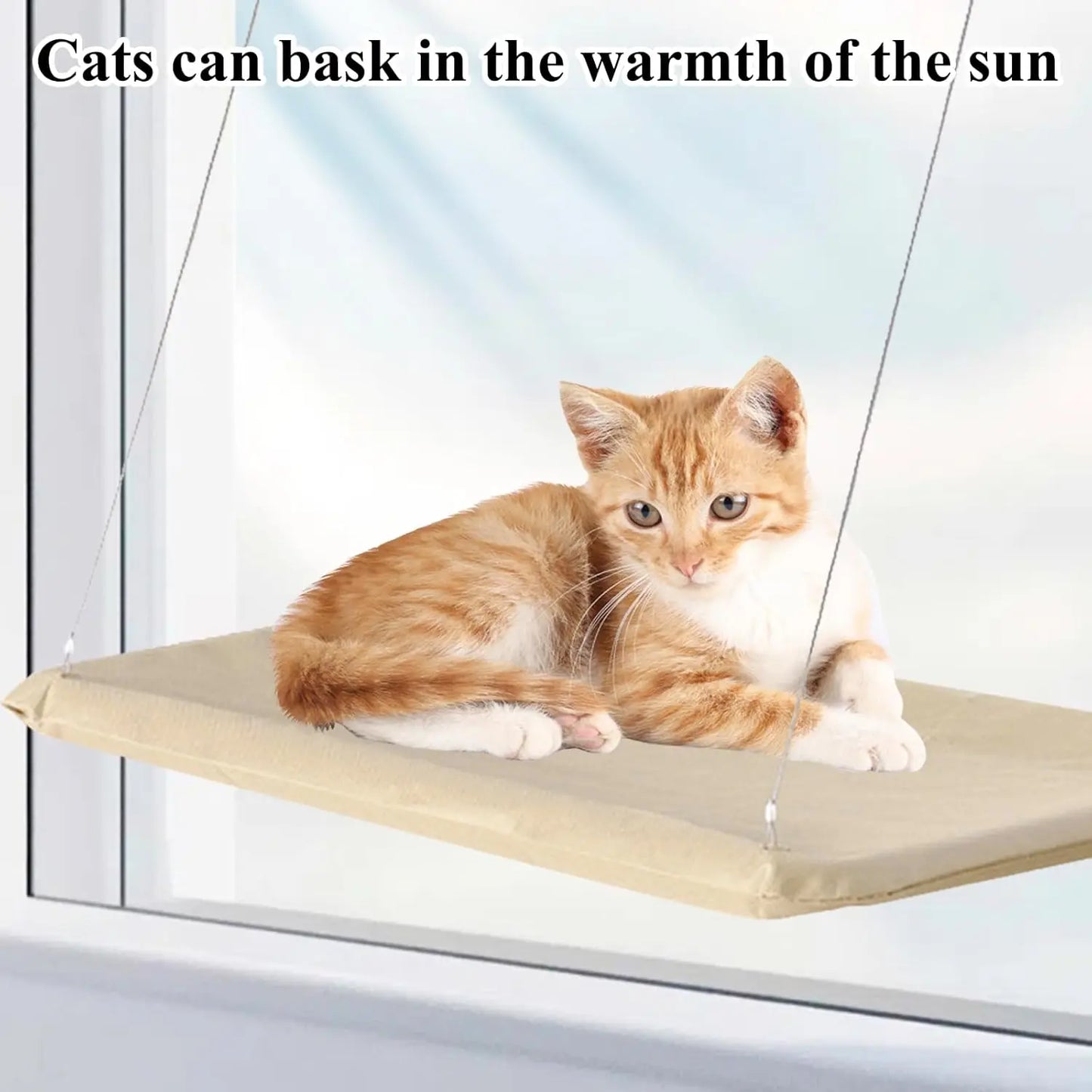 Cat Hammock Window Bed Cat Suction Cup Window Hammock Sunny Window Seat Nest Pet Accessories Hanging Cat Bed Pet Hammock