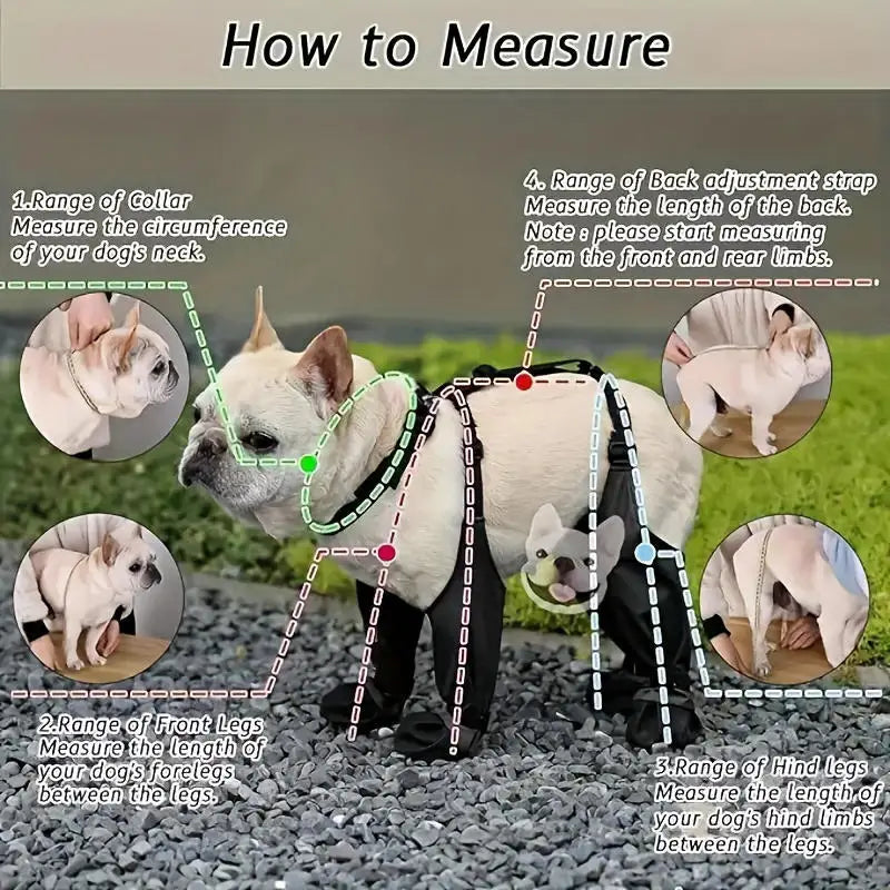 Pet Dog Shoes Waterproof Adjustable Dog Boots Rain Day Pet Breathbale Shoes For Outdoor Walking Soft French Bulldog Paws Protec