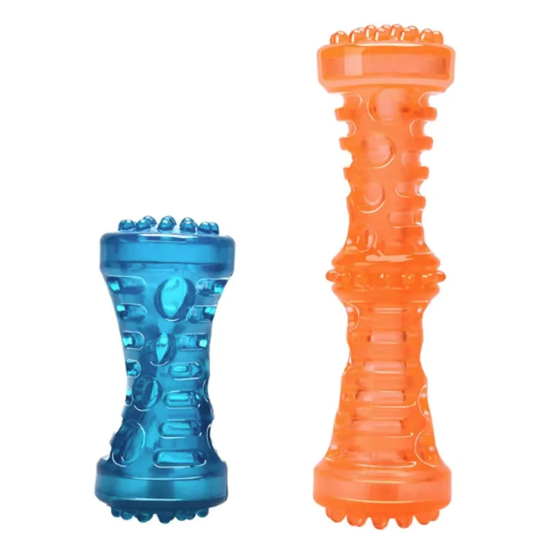 Bite Resistant Dog Toy Toothbrush Bone Sturdy Interactive Puppy Chew Dental Care for Small Medium Large Dogs