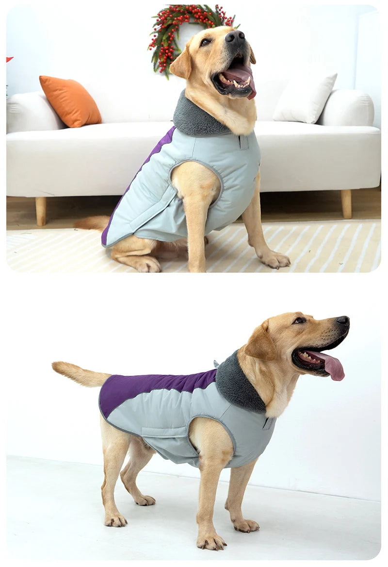 Dog Coats Waterproof Windproof Pet Winter Reflective Jacket for Cold Weather Warmly Dogs Clothes for Small Medium Large Dogs