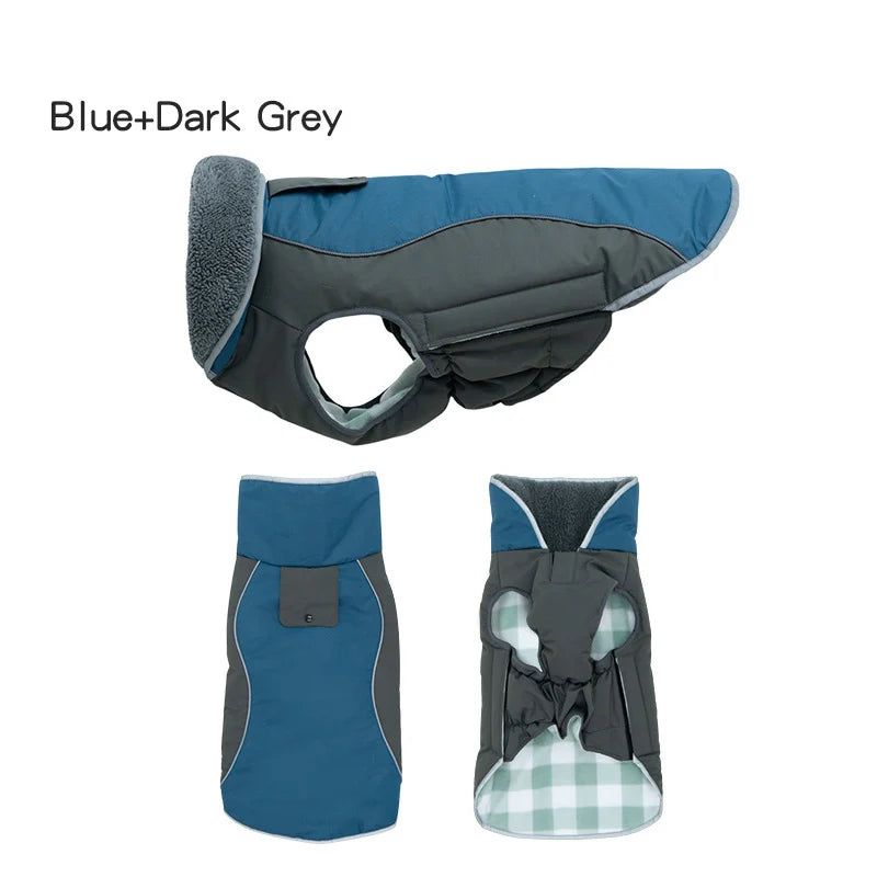 Dog Coats Waterproof Windproof Pet Winter Reflective Jacket for Cold Weather Warmly Dogs Clothes for Small Medium Large Dogs