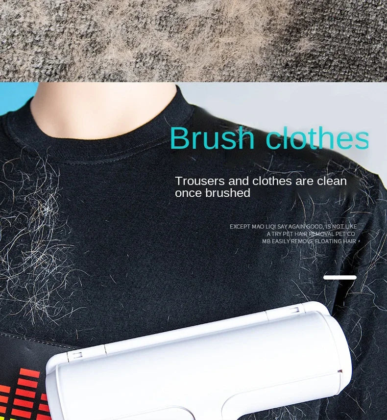 Reusable pet Hair remover roller - quick & easy cleaning for Dogs & Cats