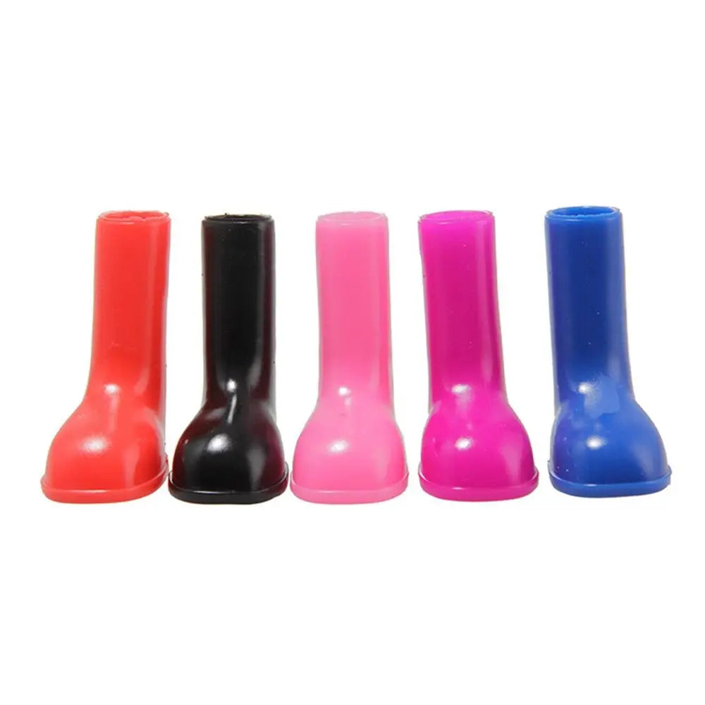 4Pcs Waterproof Pet Dog Shoes Non Slip Prevent Licking Paws Dog Rain Boots Breathable Reusable Pet Paws Protective Hot Pavement