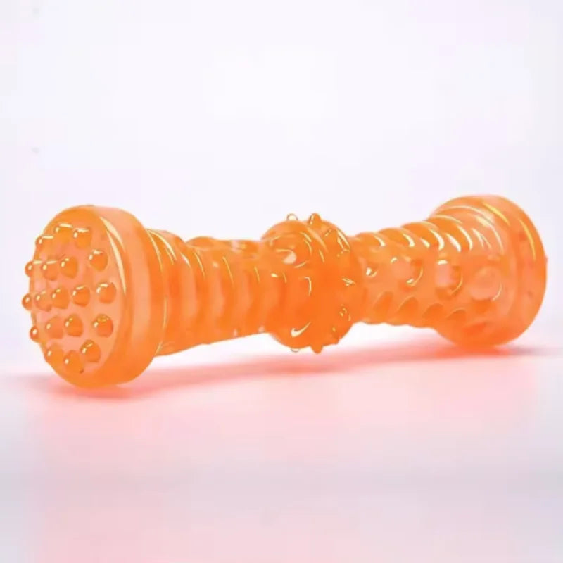 Bite Resistant Dog Toy Toothbrush Bone Sturdy Interactive Puppy Chew Dental Care for Small Medium Large Dogs