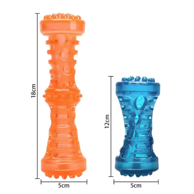 Bite Resistant Dog Toy Toothbrush Bone Sturdy Interactive Puppy Chew Dental Care for Small Medium Large Dogs