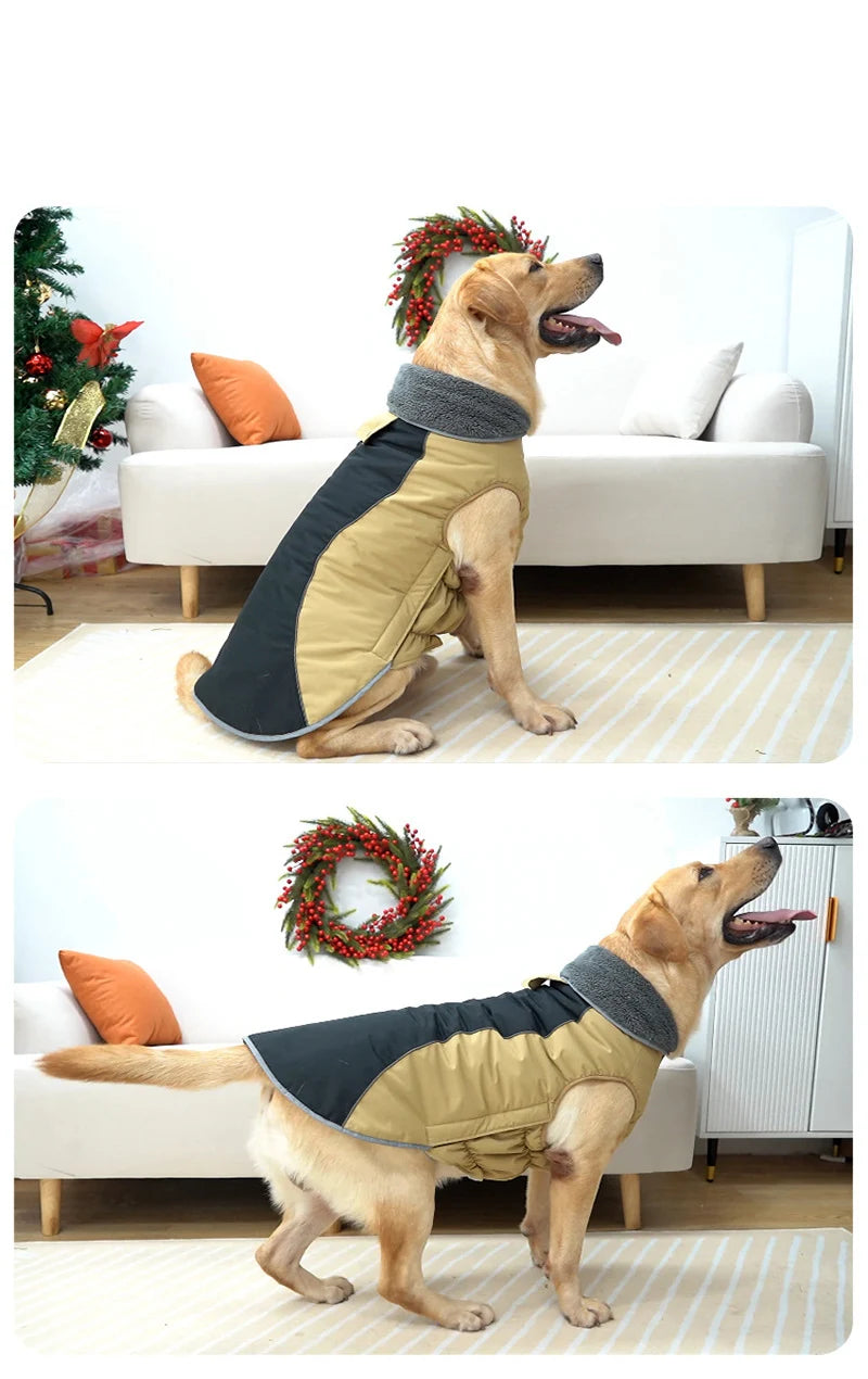 Dog Coats Waterproof Windproof Pet Winter Reflective Jacket for Cold Weather Warmly Dogs Clothes for Small Medium Large Dogs