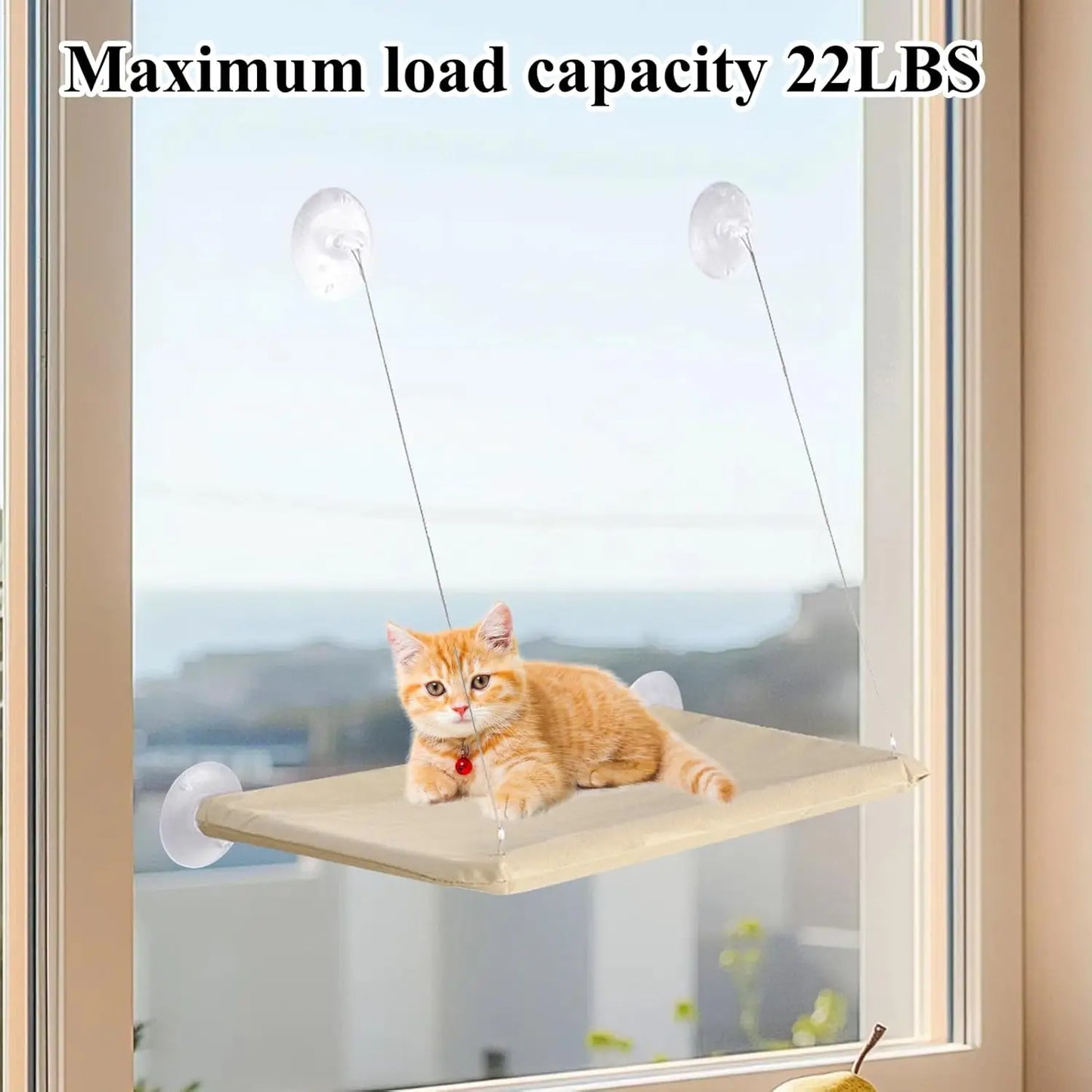 Cat Hammock Window Bed Cat Suction Cup Window Hammock Sunny Window Seat Nest Pet Accessories Hanging Cat Bed Pet Hammock