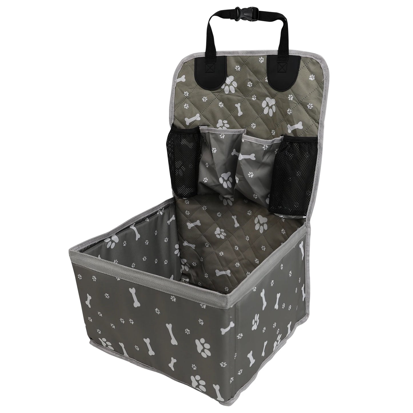 Portable Dog Car Booster Seat Carrier for Small Medium Dogs Safety Travel Pet Basket With Storage Front Seat Pet Carrier For Dog