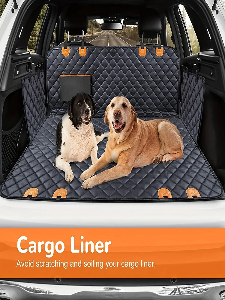 Dog Seat Cover Car Seat Cover for Pets 100%Waterproof Pet Seat Cover Hammock 600D Heavy Duty Scratch Proof Nonslip Durable Soft