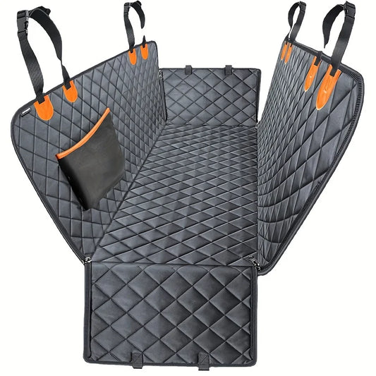 Dog Seat Cover Car Seat Cover for Pets 100%Waterproof Pet Seat Cover Hammock 600D Heavy Duty Scratch Proof Nonslip Durable Soft