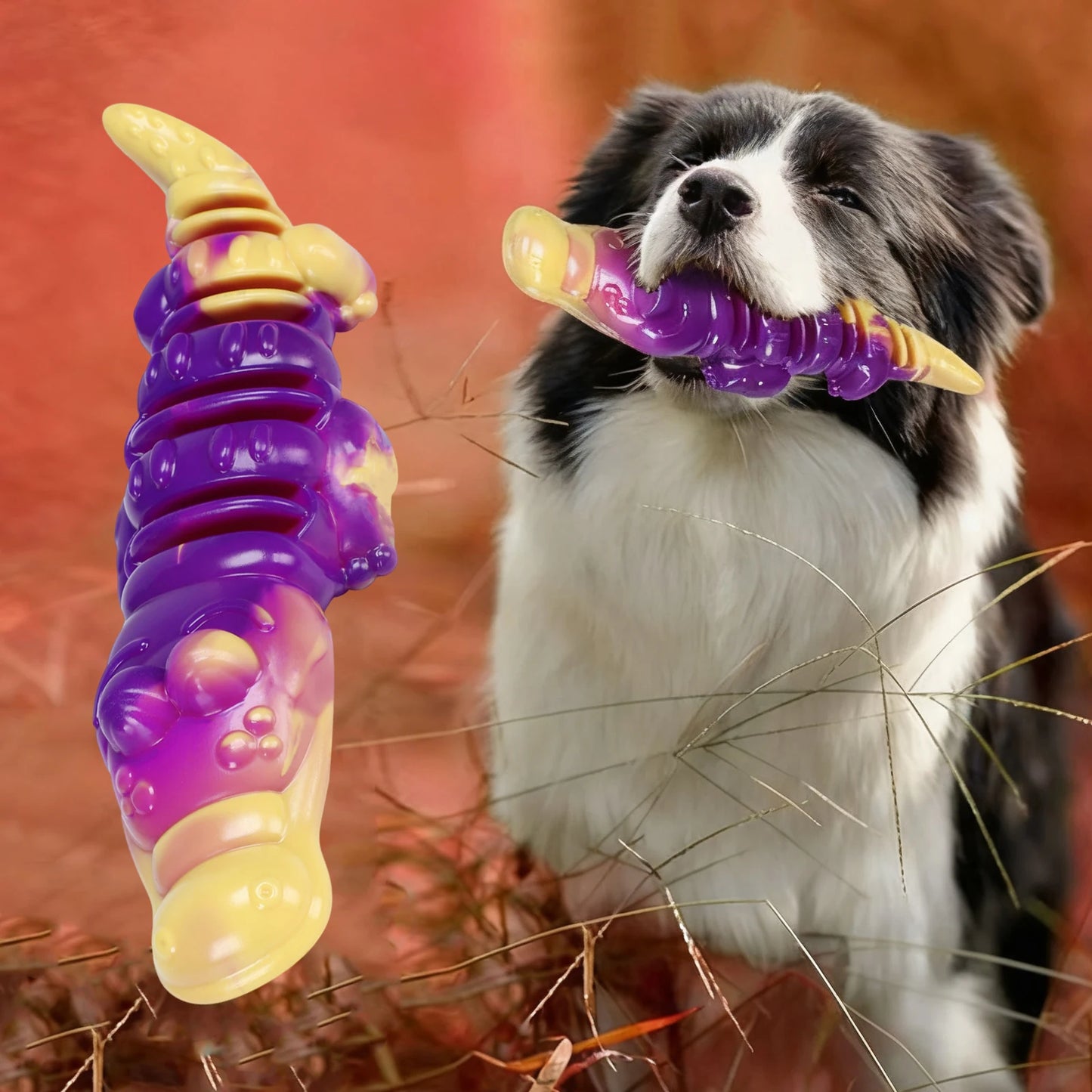 Dog Dental Toy Animal Shaped Dog Teething Toy Teeth Cleaning Toy for Large Medium Breed