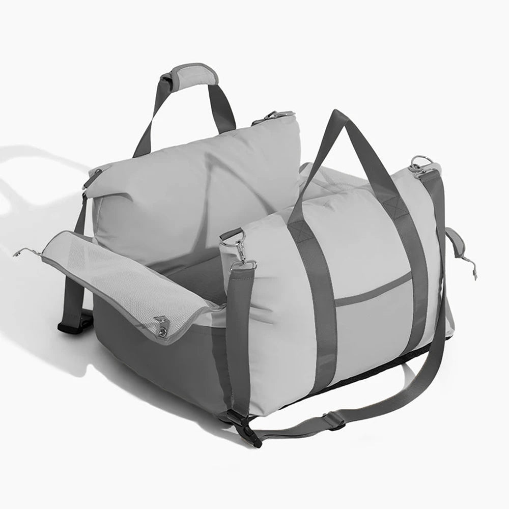 2025 New Waterproof Dog Booster Car Seat Breathable Luxury Dog Car Seat Dog Beds for Outdoor Travel Pet Carrier