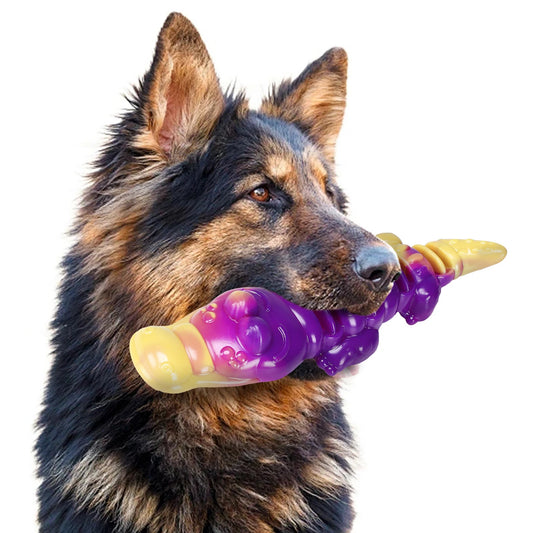 Dog Dental Toy Animal Shaped Dog Teething Toy Teeth Cleaning Toy for Large Medium Breed