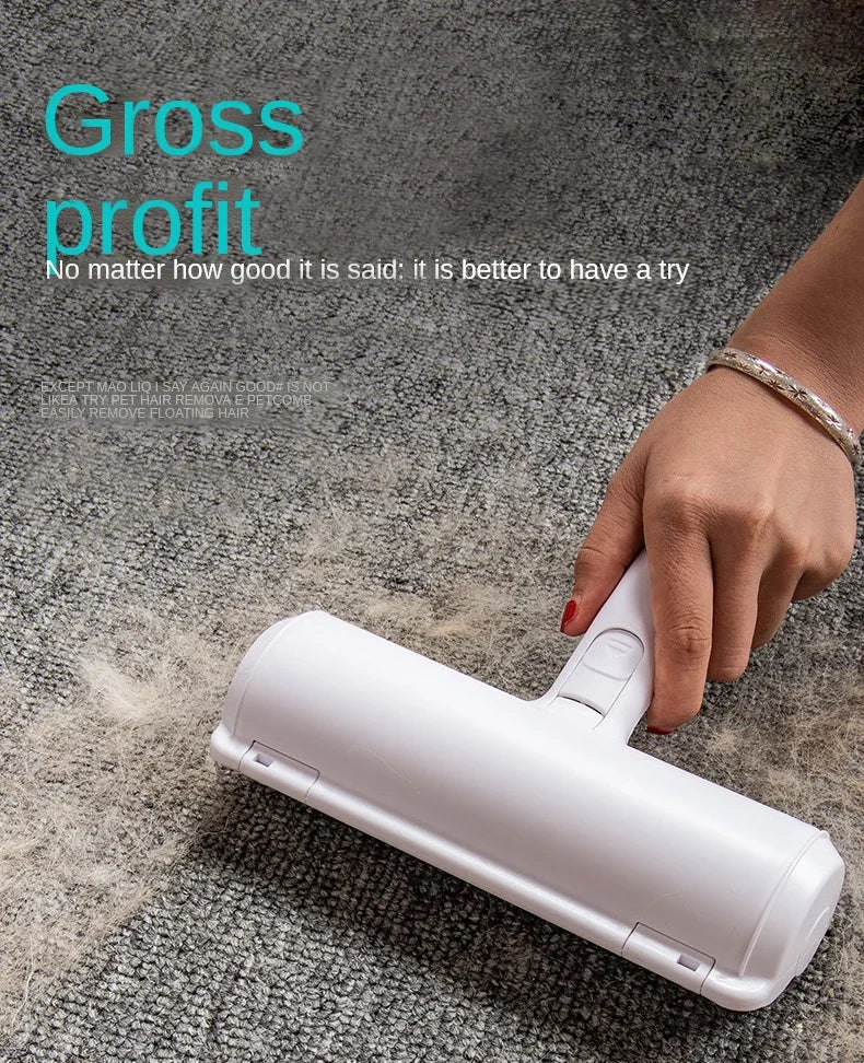Reusable pet Hair remover roller - quick & easy cleaning for Dogs & Cats